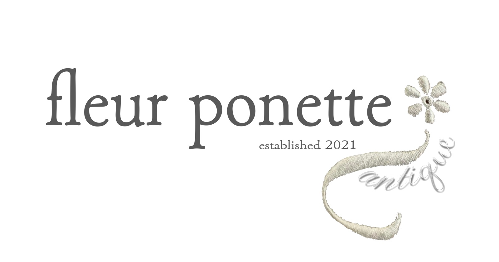 Bienvenue à fleur ponette antique